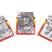 illustrated playing cards - portland breweries