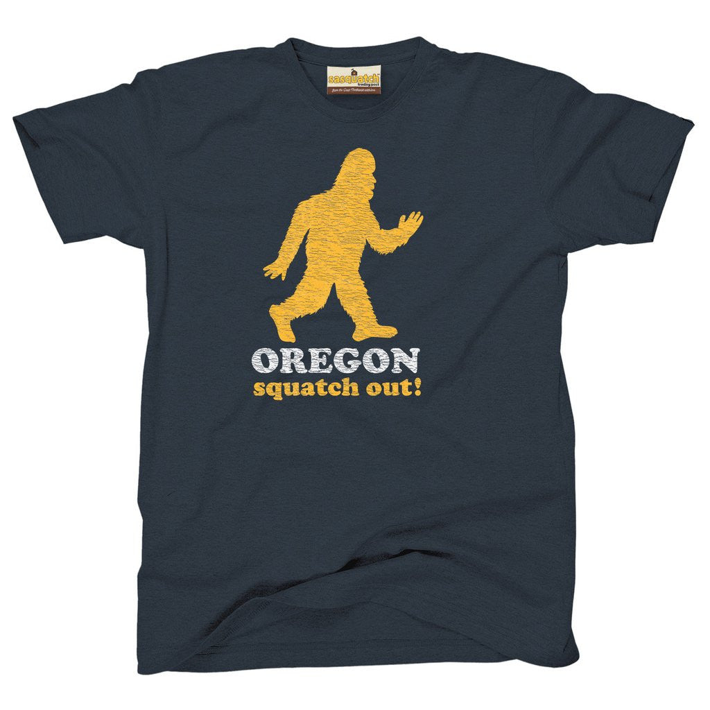 Oregon sasquatch squatch out t-shirt