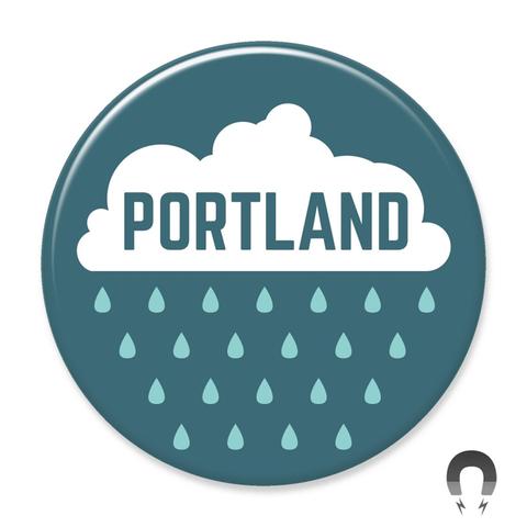 Portland Rain Magnet