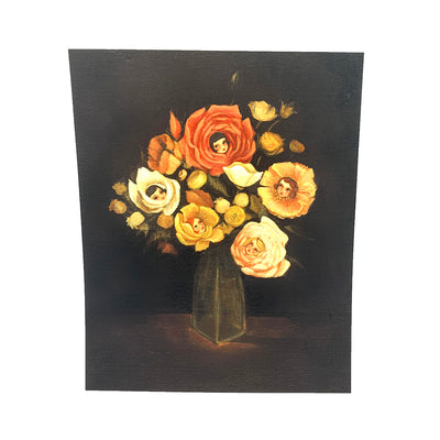 Still Life with Live Flowers Print