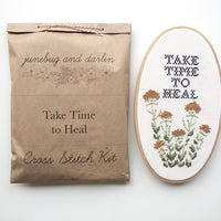 Take Time to Heal Cross Stitch Kit