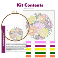 Zinnia Minnia Embroidery Kit