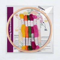 Zinnia Minnia Embroidery Kit